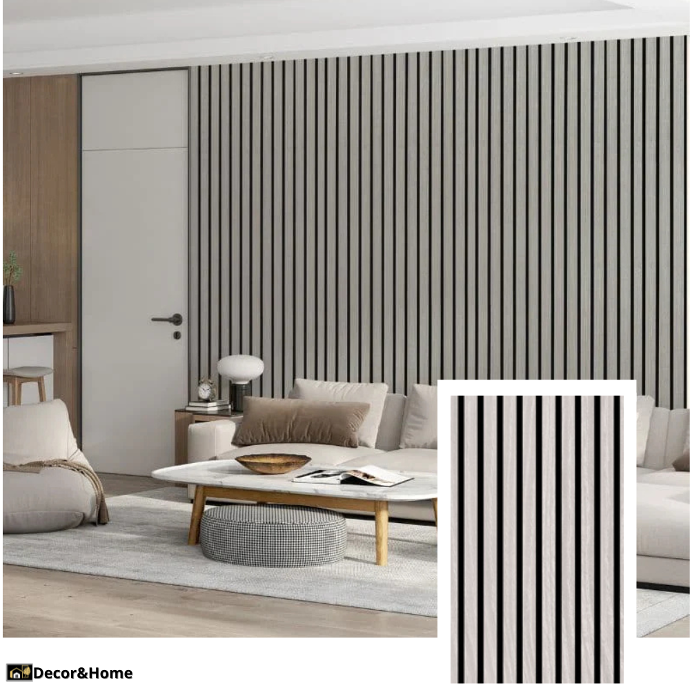 Decor&Home™ Signature Acoustic Slat Panel — Oak Natural