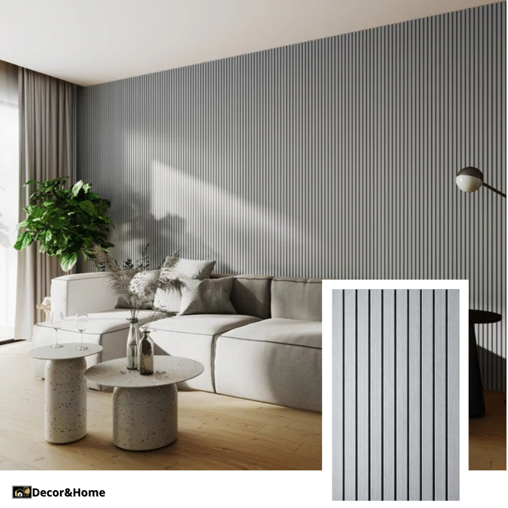 Decor&Home™ Signature Acoustic Slat Panel — Oak Natural