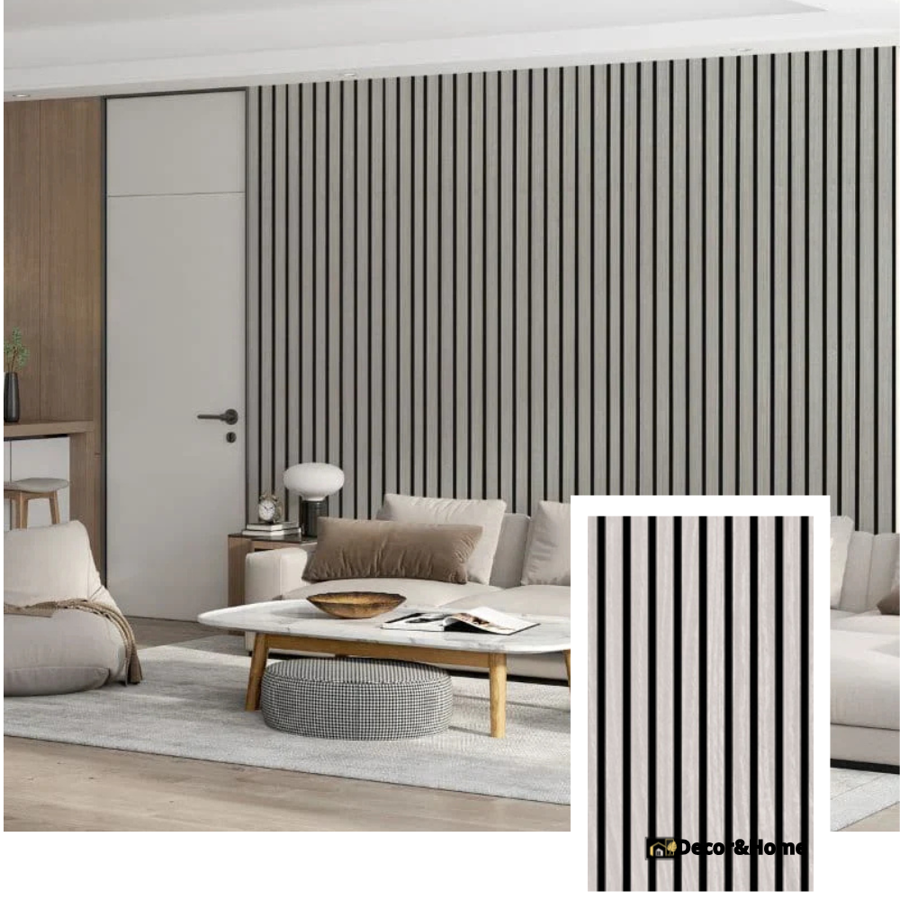 Decor&Home™ Signature Acoustic Slat Panel — Oak Natural