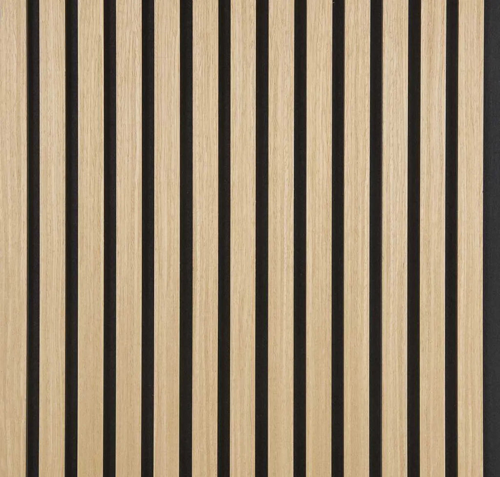 Decor&Home™ Signature Acoustic Slat Panel — Oak Natural