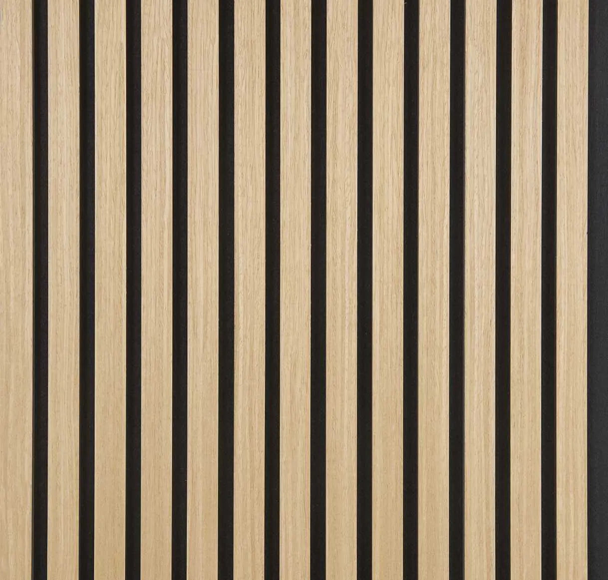 Decor&Home™ Signature Acoustic Slat Panel — Oak Natural