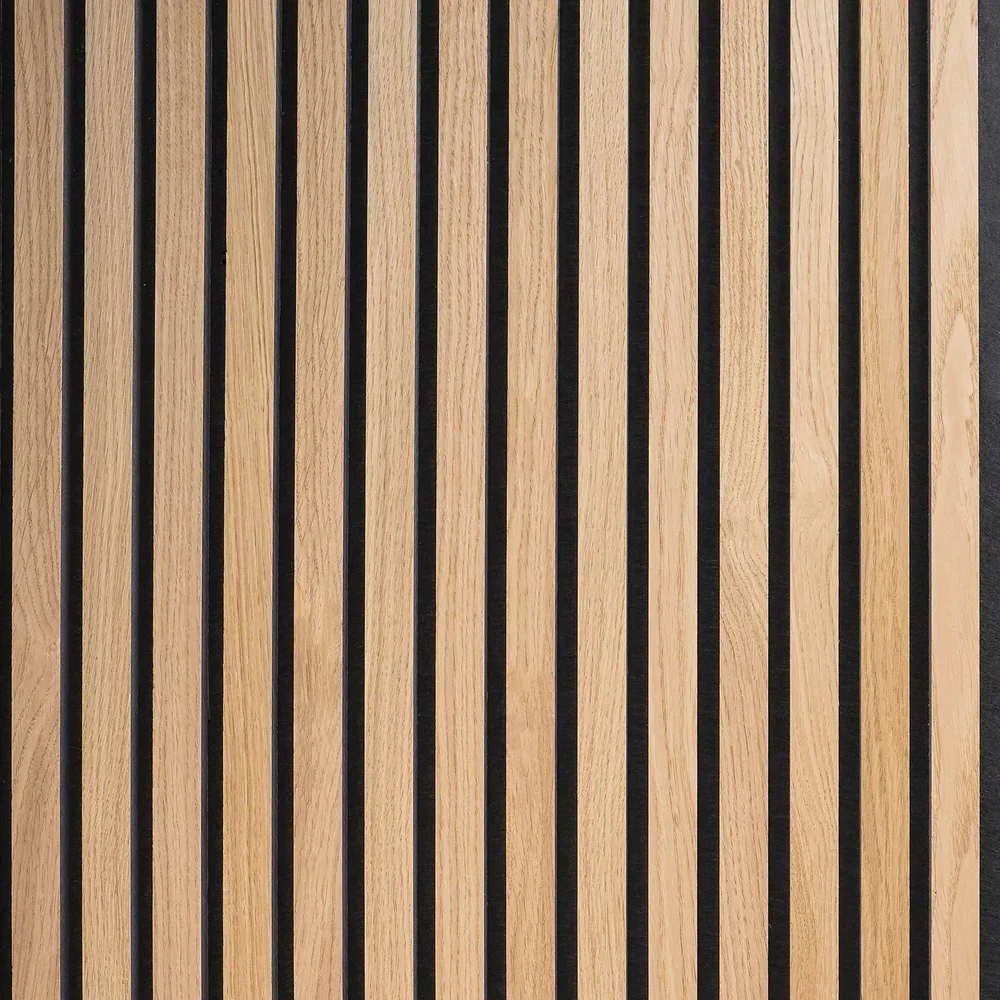 Decor&Home™ Signature Acoustic Slat Panel — Oak Natural